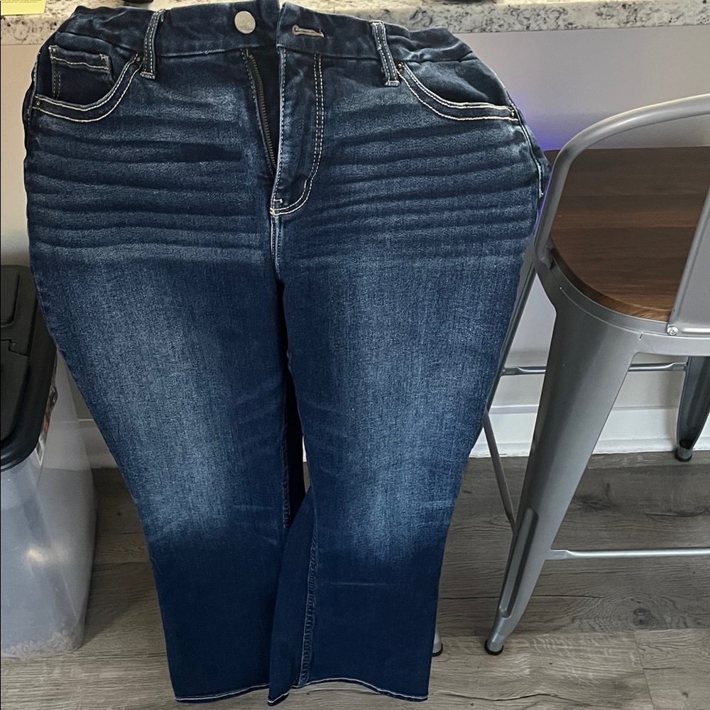 BKE Dark Indigo Flare Jeans